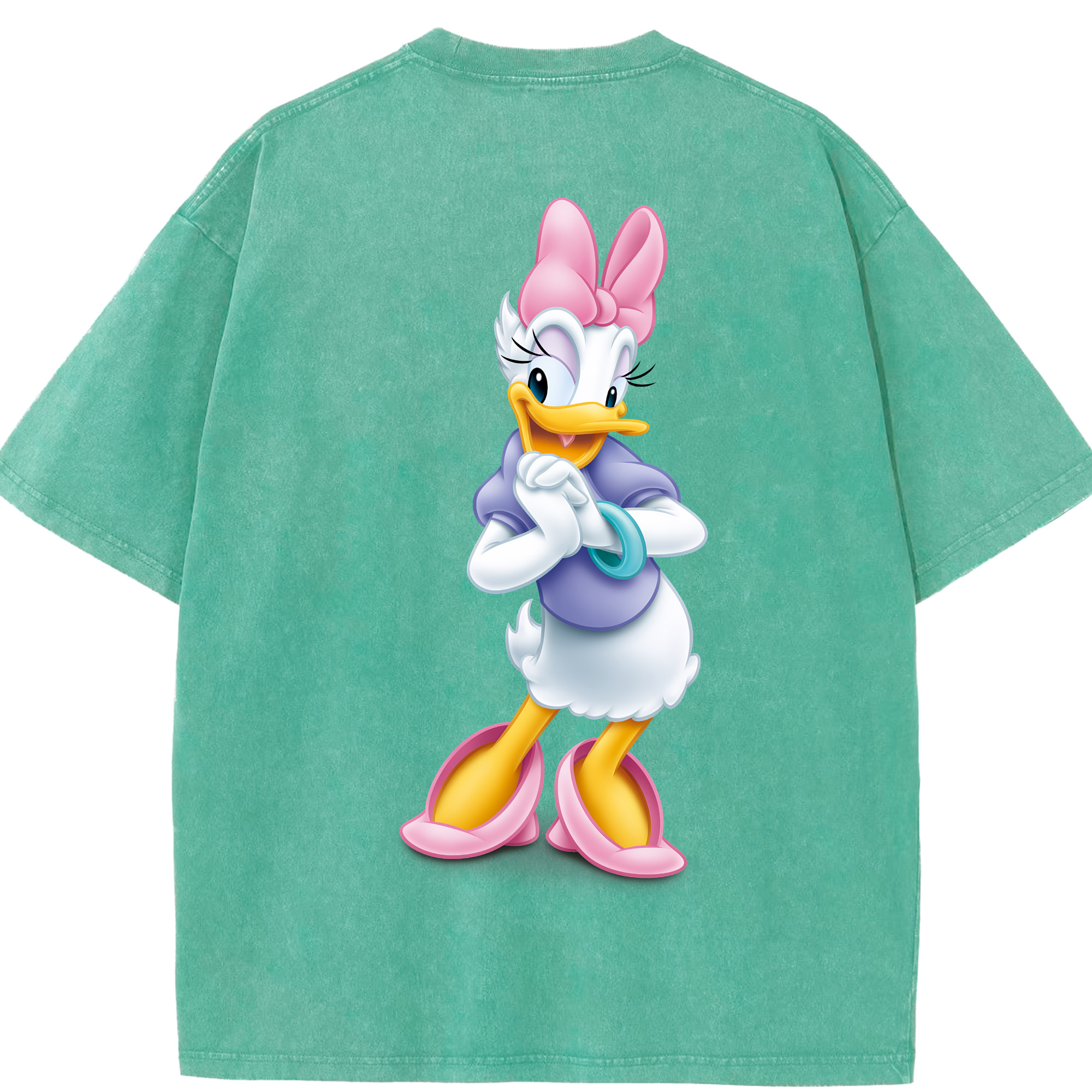 （画像用） ミッキーマウス Mickey Mouse 綿100% ヴィンテージ風 半袖Tシャツ（背面プリント）